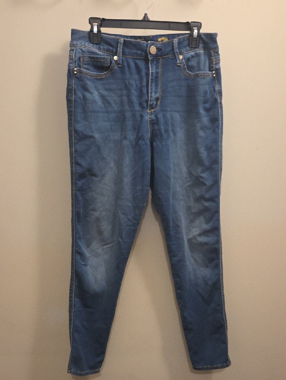 Seven7 Women's Medium Blue Skinny Jeans (I105)